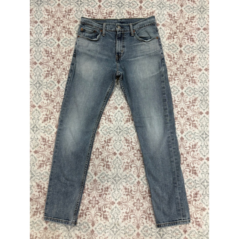 Levis 512 Slim Taper Jeans Mens 29x30 Medium Wash Blue Stretch Denim 28833-0057